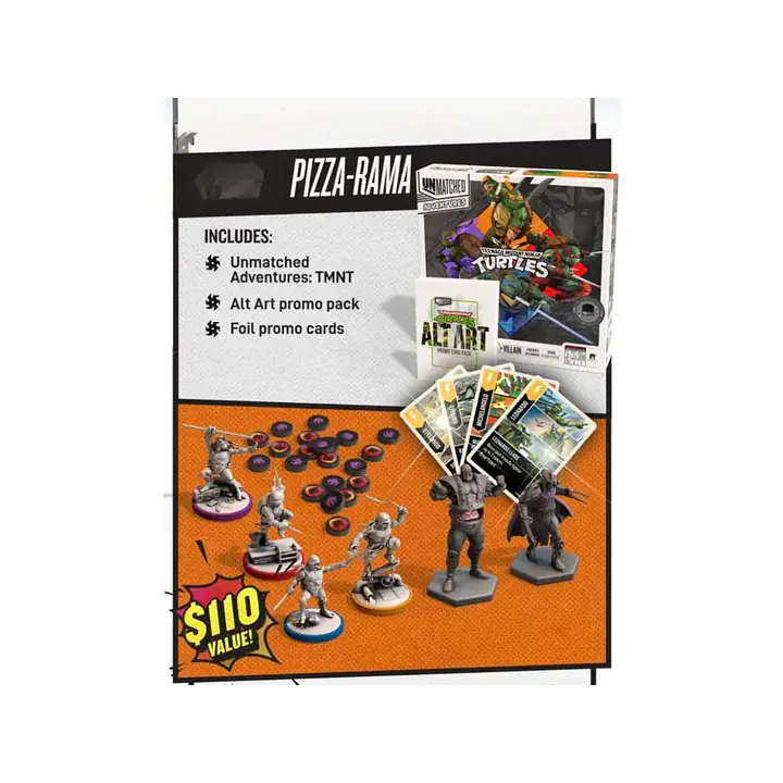 Unmatched Adventures: Teenage Mutant Ninja Turtles - Pizza Rama KS Edition - Master