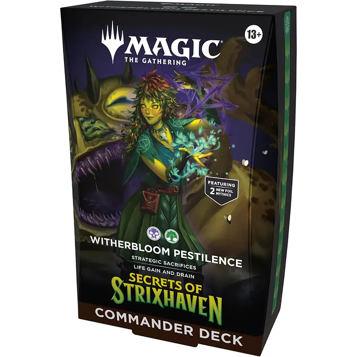 Magic The Gathering: Secrets of Strixhaven - Commander Deck - Witherbloom Pestilence - PREDNAROČILO - Datum izida - 24.04.2026 - Master
