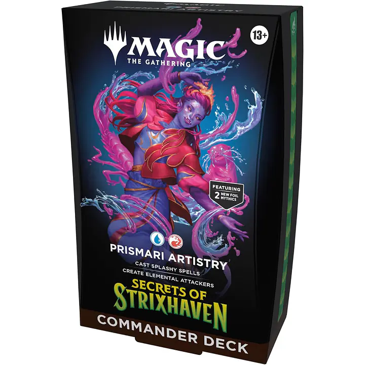 Magic The Gathering: Secrets of Strixhaven - Commander Deck - Prismari Artistry - PREDNAROČILO - Datum izida - 24.04.2026 - Master