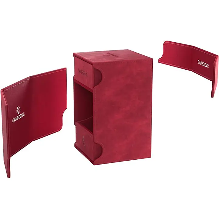 GAMEGENIC - WATCHTOWER 100+ CONVERTIBLE DECK BOX - RED - Master