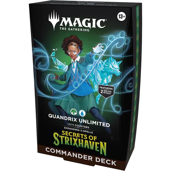 Magic The Gathering: Secrets of Strixhaven - Commander Deck - Quandrix Unlimited - PREDNAROČILO - Datum izida - 24.04.2026 - Master