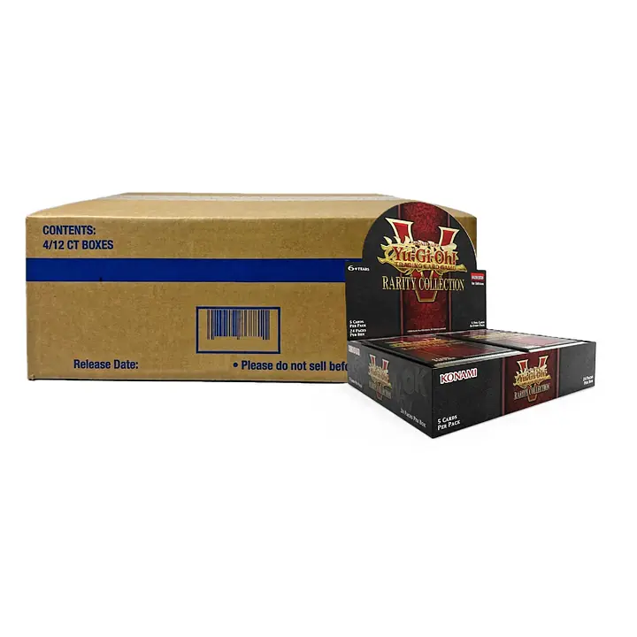 YGO - Rarity Collection 5 - BOOSTER BOX CASE (12 X BOOSTER BOX) - YU-GI-OH! - PREDNAROČILO - Datum izida - 10.04.2026 - Master
