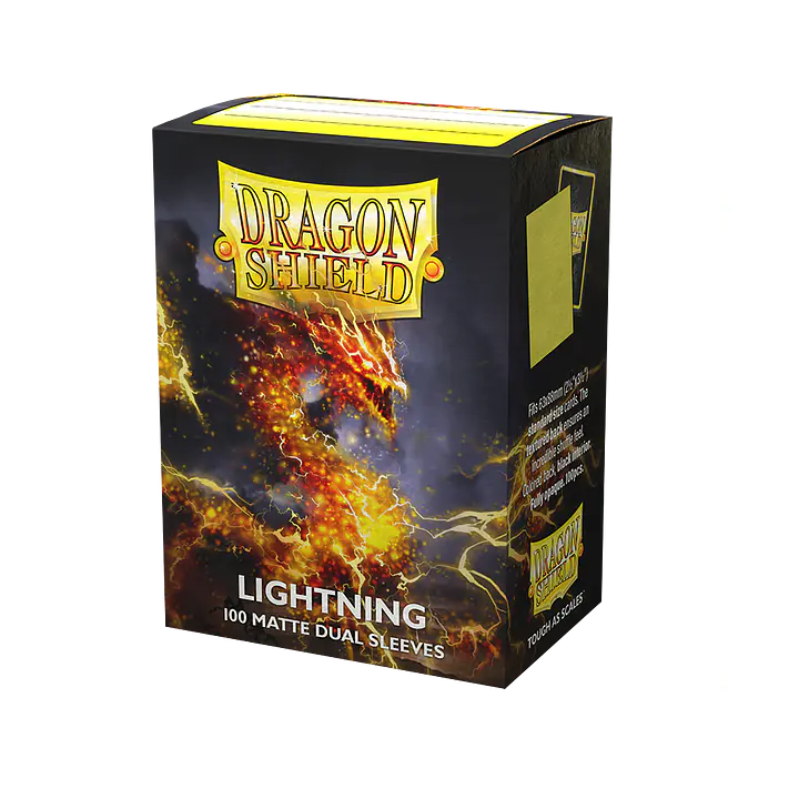 DRAGON SHIELD DUAL MATTE SLEEVES - LIGHTNING (100X) - Master