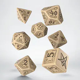Call of Cthulhu Beige & Black Dice Set - Master