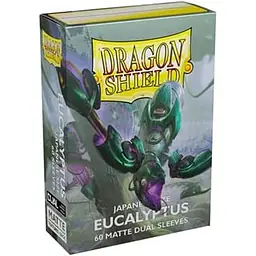 DRAGON SHIELD DUAL MATTE SLEEVES - EUCALYPTUS (60X) - JAPANESE SIZE - Master