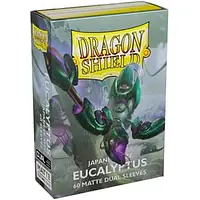 DRAGON SHIELD DUAL MATTE SLEEVES - EUCALYPTUS (60X) - JAPANESE SIZE - Master