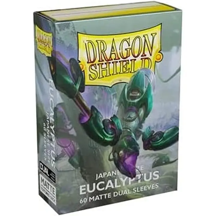 DRAGON SHIELD DUAL MATTE SLEEVES - EUCALYPTUS (60X) - JAPANESE SIZE - Master