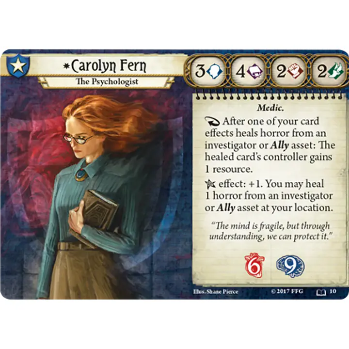 Arkham Horror: The Card Game - Carolyn Fern Investigator Deck - Master