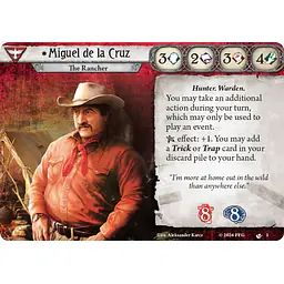 Arkham Horror: The Card Game – Miguel de la Cruz Investigator Deck - Master