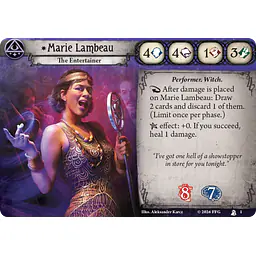 Arkham Horror: The Card Game – Marie Lambeau Investigator Deck - Master
