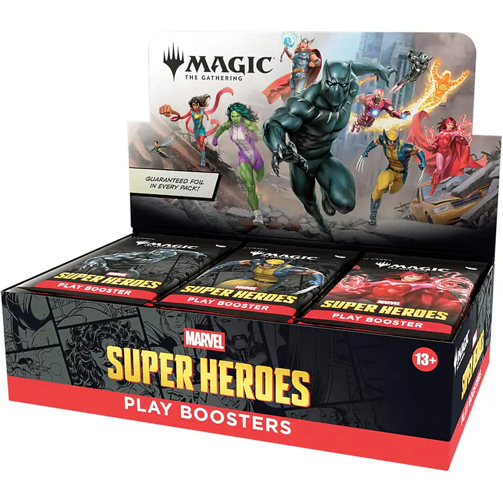 Magic The Gathering: Marvel Super Heroes Play booster box - PREDNAROČILO - Datum izida- 19.6.2026 - Master