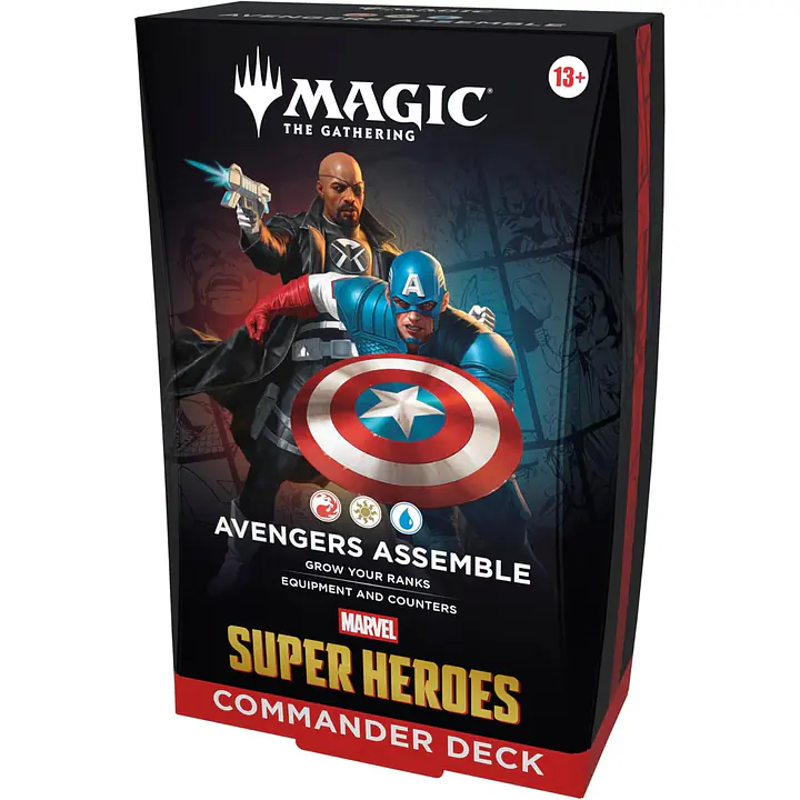 Magic The Gathering: Marvel Super Heroes Marvel Super Heroes Commander - Avengers Assemble - PREDNAROČILO - Datum izida- 19.6.2026 - Master