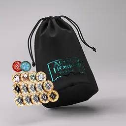 Arkham Horror: Chaos Tokens and Token Bag - Master