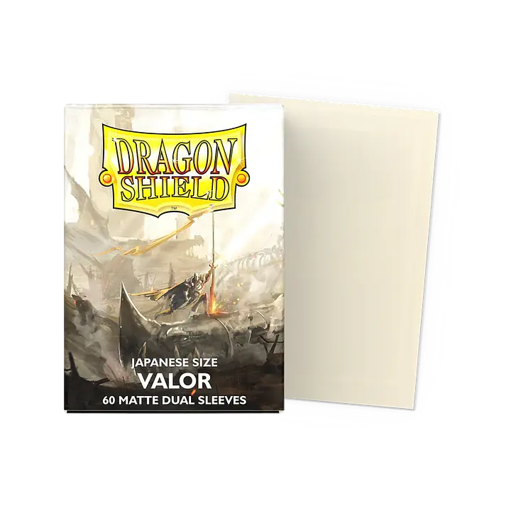 DRAGON SHIELD DUAL MATTE SLEEVES - VALOR (60X) - JAPANESE SIZE - Master