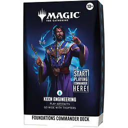 Magic The Gathering: Foundations Starter Commander Deck - Keen Engineering - Master