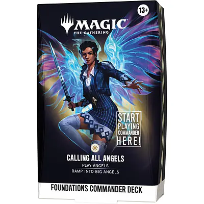 Magic The Gathering: Foundations Starter Commander Deck - Calling All Angels primary image