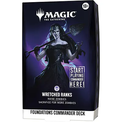 Magic The Gathering: Foundations Starter Commander Deck - Wretched Ranks primary image