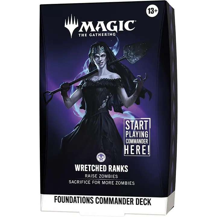 Magic The Gathering: Foundations Starter Commander Deck - Wretched Ranks - Master