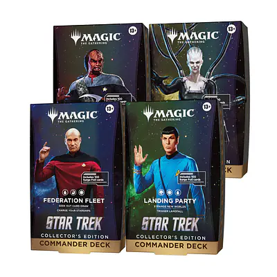 Magic The Gathering: Star Trek Collector Commander Deck Display (4 Decks) - PREDNAROČILO - Datum izida- 06.11.2026 primary image