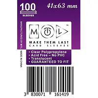 MTL OVITKI 41X63 MM 100PCS SOFT CARD SLEEVES - Master