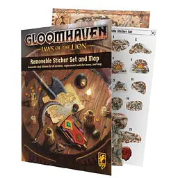 GLOOMHAVEN: JAWS OF THE LION - REMOVABLE STICKER SET AND MAP - Master