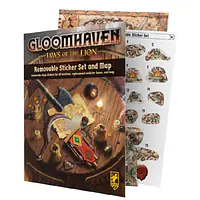GLOOMHAVEN: JAWS OF THE LION - REMOVABLE STICKER SET AND MAP - Master
