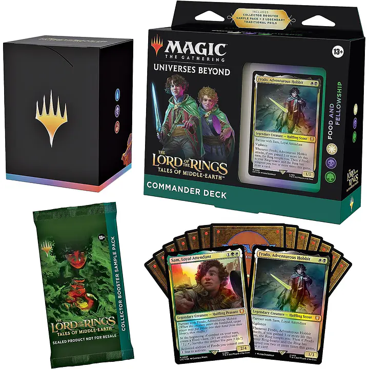 MAGIC THE GATHERING - THE LORD OF THE RINGS: TALES OF MIDDLE-EARTH - COMMANDER DECK - FOOD AND FELLOWSHIP - Master