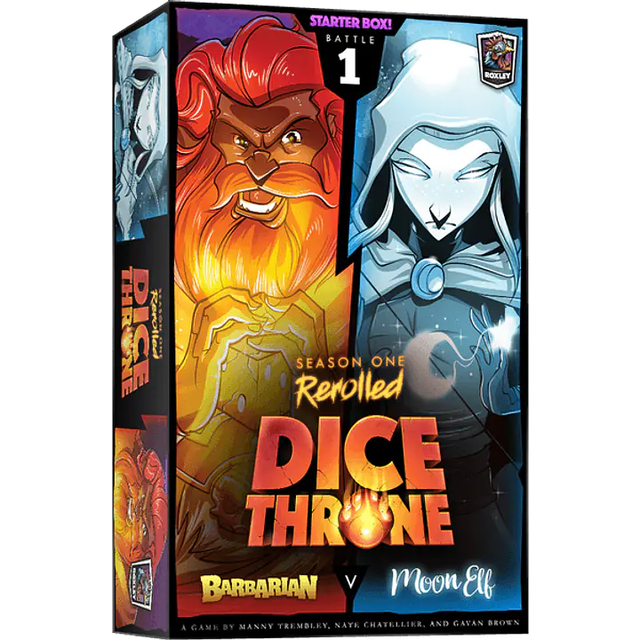 DICE THRONE: SEASON ONE REROLLED -  BARBARIAN VS MOON ELF - Master