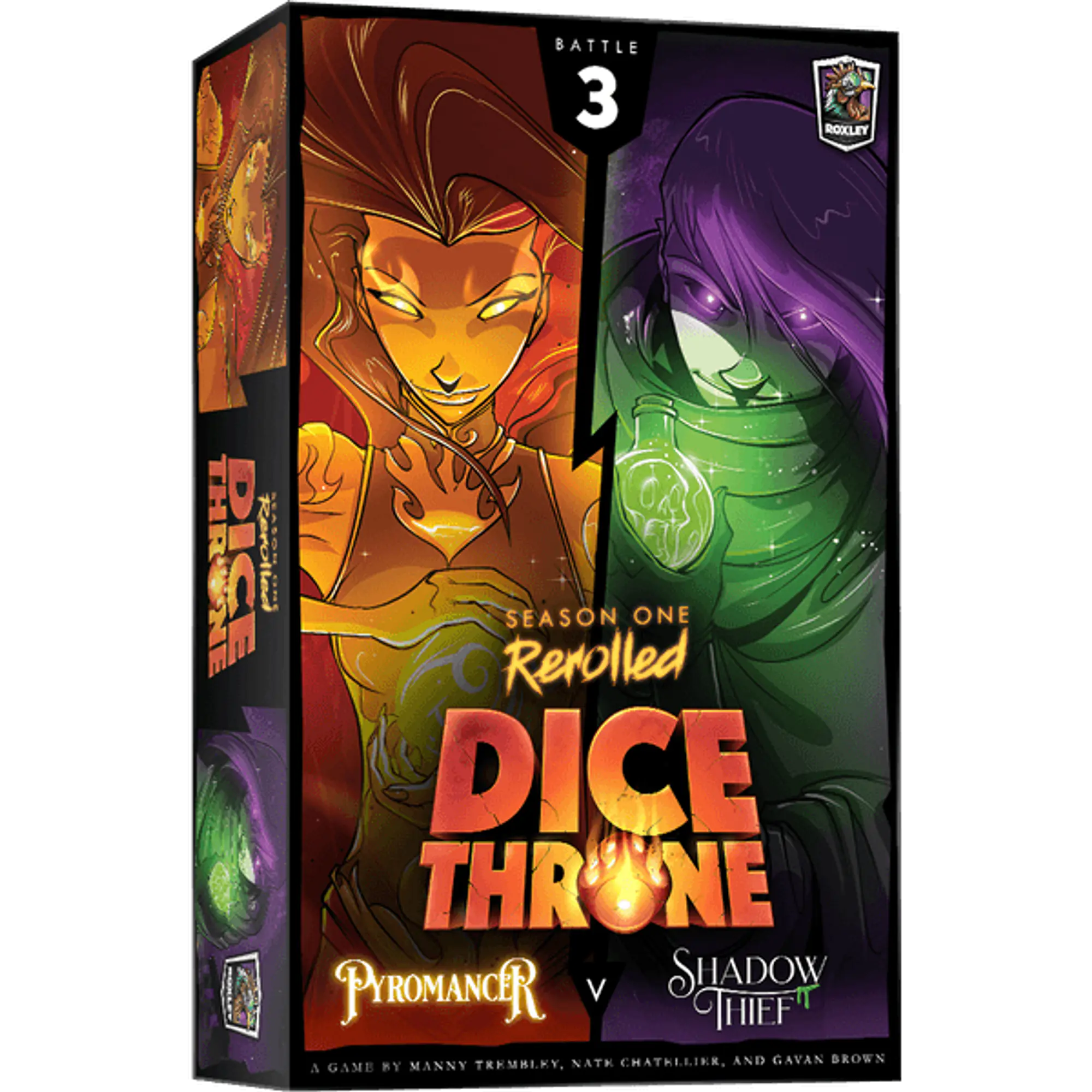 DICE THRONE: SEASON ONE REROLLED - PYROMANCER VS SHADOW THIEF - Master