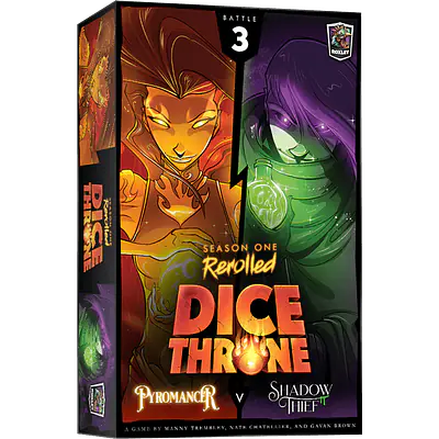 DICE THRONE: SEASON ONE REROLLED - PYROMANCER VS SHADOW THIEF primary image