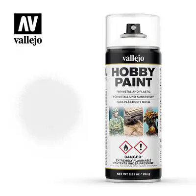 VALLEJO - BASIC SPRAY PRIMER - WHITE primary image