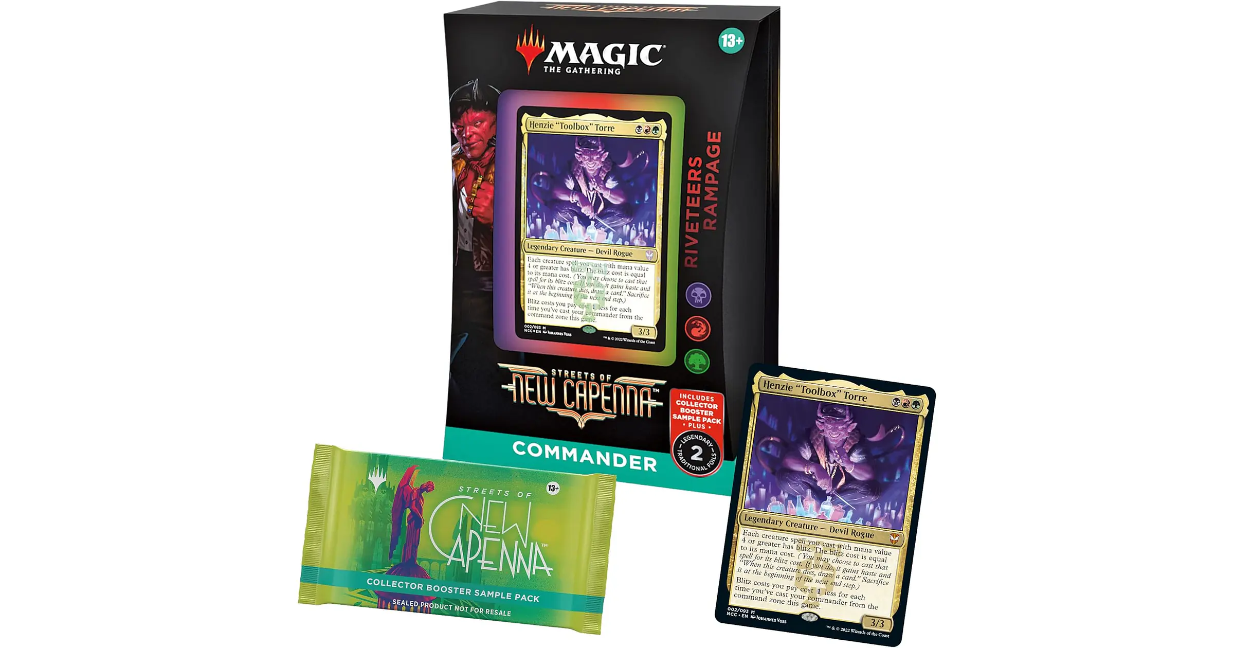 MAGIC THE GATHERING - STREETS OF NEW CAPENNA COMMANDER DECK - RIVETEERS ...
