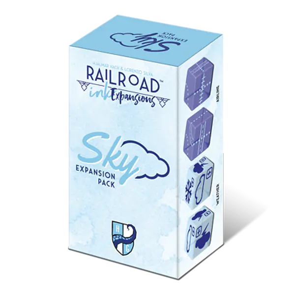 Railroad Ink Challenge: Sky Expansion – Add Air Routes & Weather Dice To Your Board Game