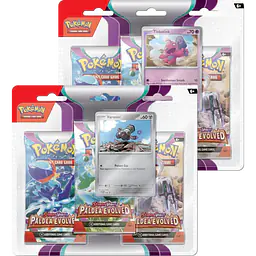 POKEMON - PKM - SCARLET AND VIOLET - PALDEA EVOLVED 3-PACK BLISTER - DOUBLE PACK - Master