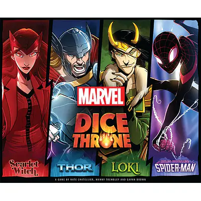 MARVEL DICE THRONE: SCARLET WITCH V. THOR V. LOKI V. SPIDER-MAN primary image