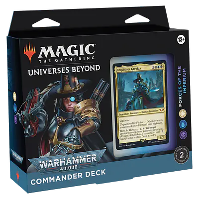 MAGIC THE GATHERING - COMMANDER WARHAMMER 40K DECK - FORCES OF THE IMPERIUM primary image