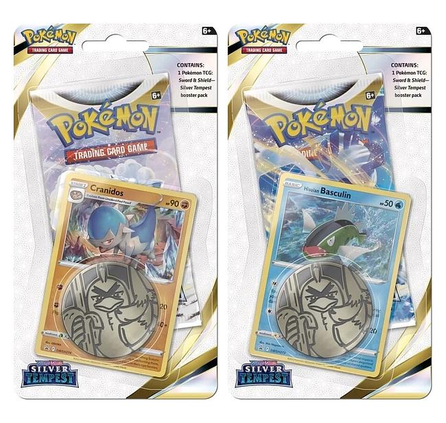 POKEMON - PKM - SWORD & SHIELD SILVER TEMPEST - PREMIUM CHECKLANE BLISTER - DOUBLE PACK