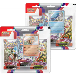 POKEMON - PKM - SCARLET AND VIOLET 3-PACK BLISTER - DOUBLE PACK - Master