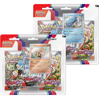 POKEMON - PKM - SCARLET AND VIOLET 3-PACK BLISTER - DOUBLE PACK - Master