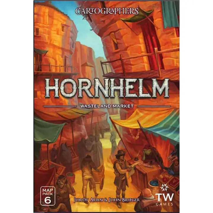 CARTOGRAPHERS MAP PACK 6:  HORNHELM - WASTELAND MARKET - Master