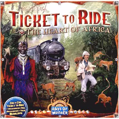 TICKET TO RIDE MAP COLLECTION: VOLUME 3 – THE HEART OF AFRICA primary image