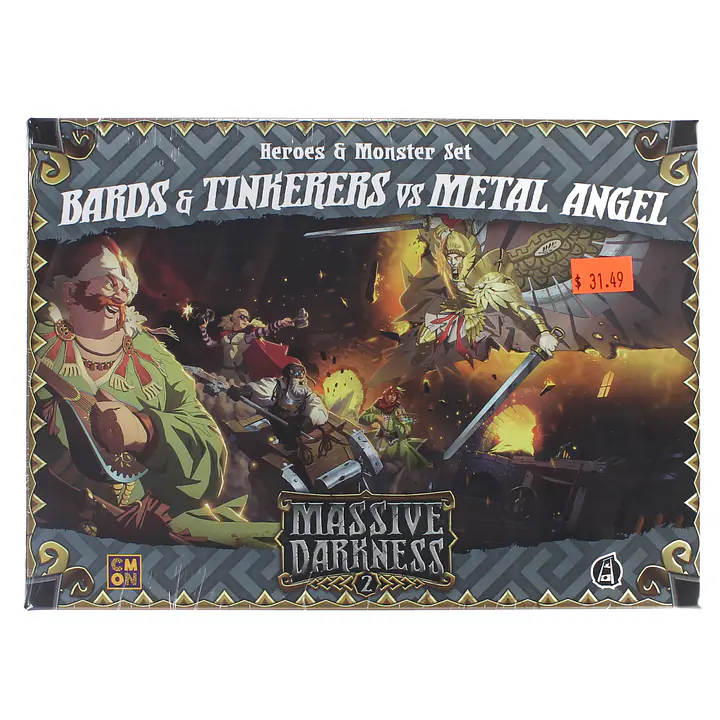 MASSIVE DARKNESS 2: HEROES & MONSTER SET - BARDS & TINKERERS VS METAL ANGEL - Master