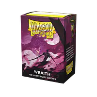 DRAGON SHIELD DUAL MATTE SLEEVES - WRAITH (100X) - Master