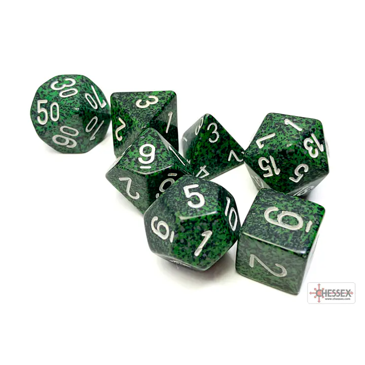 DICE CHESSEX - Speckled Recon Polyhedral (7 DICE) - Master