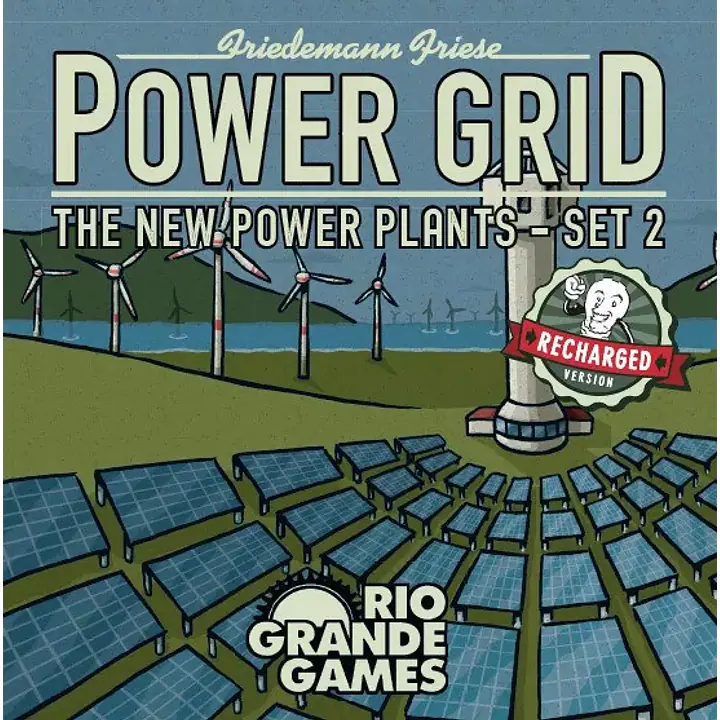 POWER GRID RECHARGED: THE NEW POWER PLANT CARDS SET 2 - Master