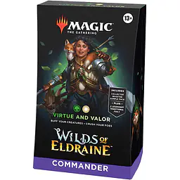 MAGIC THE GATHERING - WILDS OF ELDRAINE - COMMANDER DECK - VIRTUE AND VALOR - Master