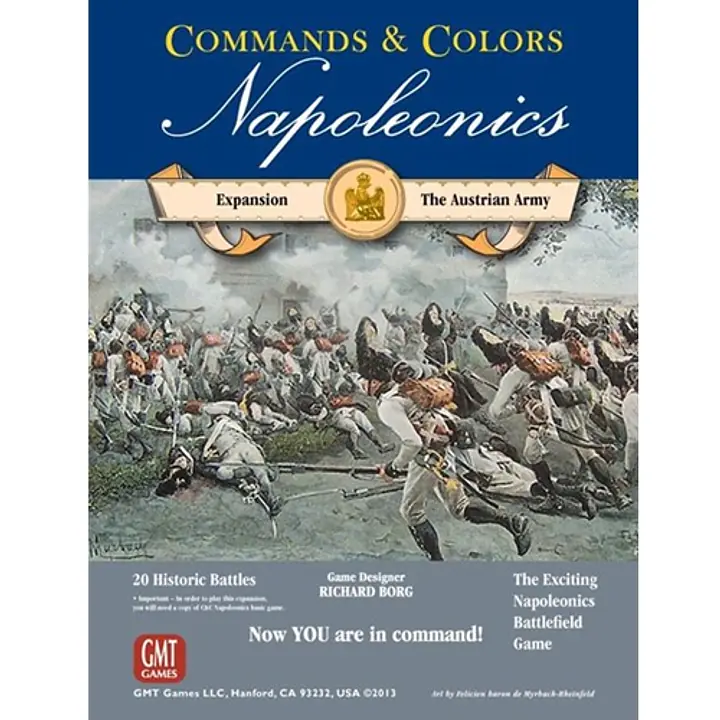 COMMANDS AND COLORS: NAPOLEONICS - Expansion #3 – The Austrian Army ‐ 3rd printing - Master