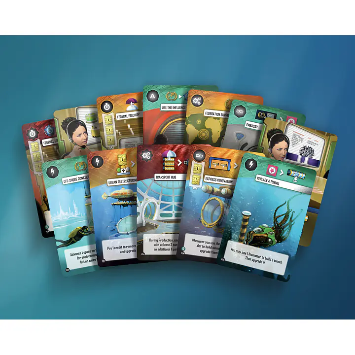UNDERWATER CITIES - PROMO CARDS - Master