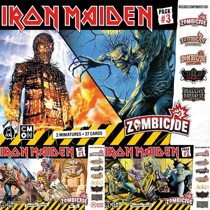ZOMBICIDE - IRON MAIDEN - PACK 1-3 BUNDLE - Master