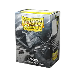 DRAGON SHIELD DUAL MATTE SLEEVES - SNOW (100X) - Master